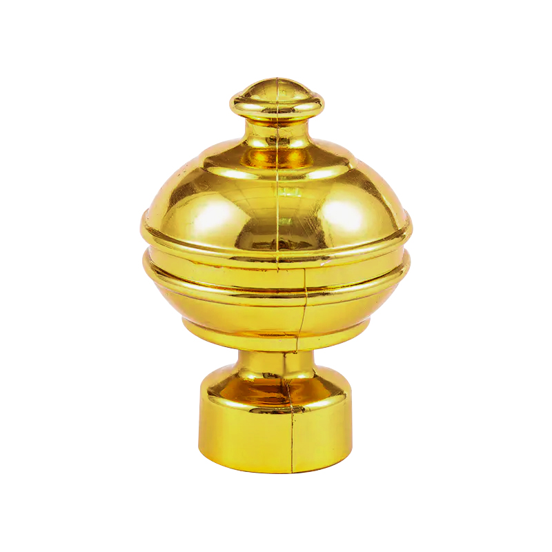 Gouden sticker gordijnroede
