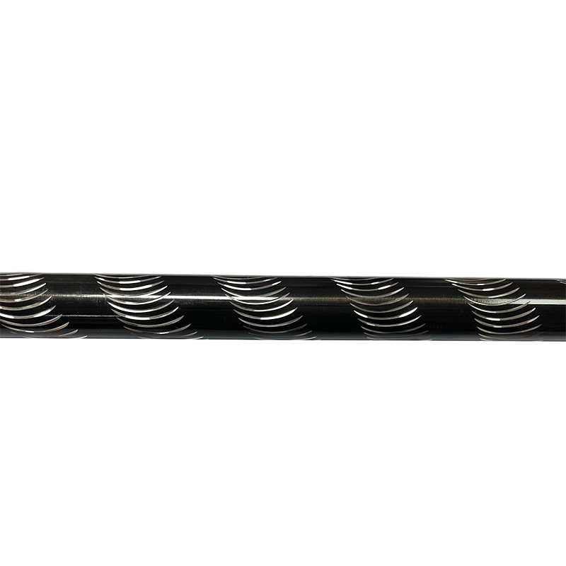 Enkele halvemaanvormige aluminium gordijnroede