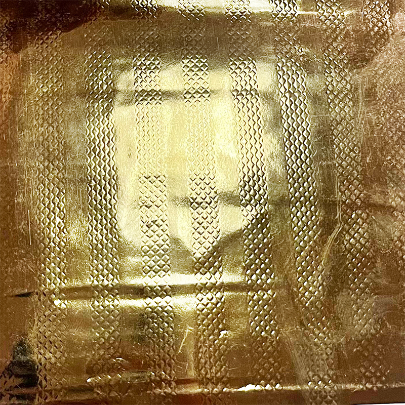 Titanium gouden sticker gordijnroede